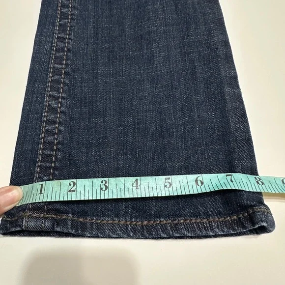 Kut From the Kloth Bootcut Jeans Womens 4 Dark Wash Mid Rise Embroidered Stretch - Picture 14 of 14
